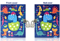Journal intime pour garçons avec cadenas, 160 pages lignées, journal secret pour enfants, cadeau pour garçons