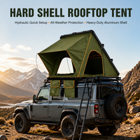 Tente de toit triangulaire ABS pour camping-car >3000 mm, tissu Oxford imperméable, installation rapide, grand espace pour le tout-terrain