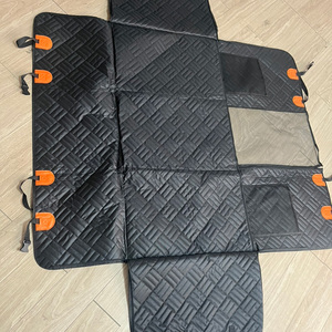 Erweiterter Hunde-Autositzbezug für Rücksitz Extra Groß mit Sicherheitsgurt Harter Boden Auto-Rücksitzverlängerung für Hunde Passend für Alle Autos - Product Image 6