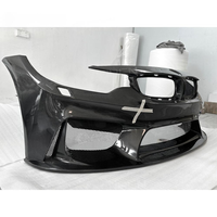 Kit carrosserie de pare-chocs avant en fibre de carbone style 3D, compatible avec BMW M3/M4 F80/F82 (modèles 2014-2020)