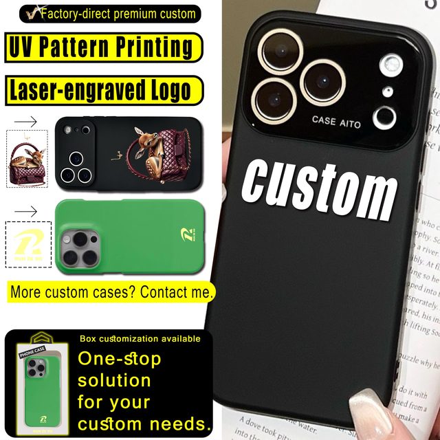 Phone Case Custom Design Silicone Shockproof Solid Color for iPhone