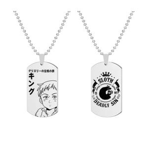 Anime juego los siete pecados capitales collares Meliodas Liones Hawk Halloween Moda hombre mujer Cosplay accesorios regalos - Product Image 4
