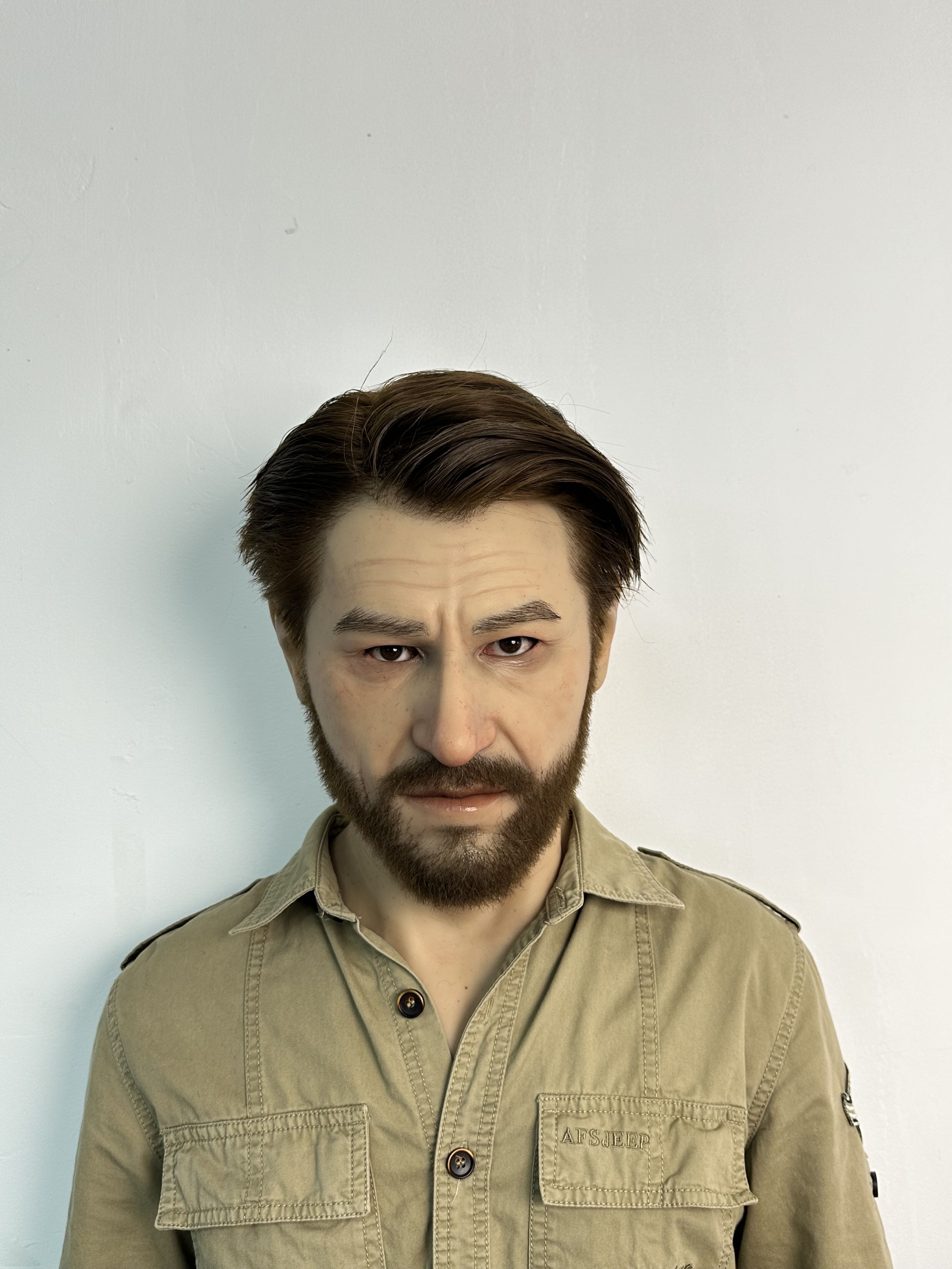 Luke, with beard, hair-skin