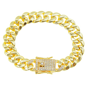 2026 New Innovation Geometric Design Alloy Gold Silver Plated Chain Bracelet Hiphop Style <b>Mens</b> Bracelet Trendy Jewelry Wholesale - Product Image 6