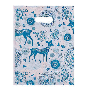 Bolsas de Compra de Plástico Reutilizables con Asas Troqueladas, Impresión a Todo Color Personalizada, Marca Privada de Lujo, Supermercado, Guangdong, Reciclables - Product Image 1