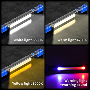 Lampe LED magnétique portative pour réparation automobile 360° °   Lampe d'inspection d'urgence pliable pour voiture avec crochet, lampe de travail - Product Image 3