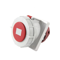 Prise d'alimentation industrielle encastrée IP44 IP67 16A/32A/63A/125A 220V/380V 3, 4 ou 5 broches IEC309 pour quai de yacht