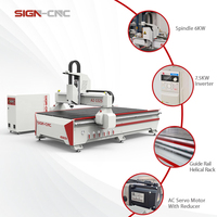 Venta Directa de Fábrica, Router CNC para Trabajar Madera con Motor Servo AC A2 1325 para la Industria del Mueble