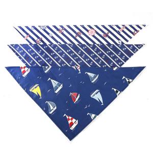 Pañuelo impreso personalizado para mascotas, pañuelo triangular de tela de algodón para perros - Product Image 1