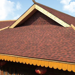 Feutres de toiture de haute qualité Bitume Asphalte Matériau Bardeaux en fibre de verre laminé étanche pour toiture de villa - Product Image 2