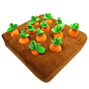 <span class=keywords><strong>Cache</strong></span>-<span class=keywords><strong>cache</strong></span> carotte ferme pour animal de compagnie lapin jouets à mâcher en peluche alimentation pour animaux de compagnie formation lapin carotte jouet plumer radis en peluche - Product Image 2