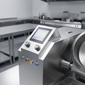 Máquina Comercial de Inducción Totalmente Automática para Saltear Alimentos en Mostrador, Ideal para Cocinas Nube, Restaurantes y Distribuidores de Servicios de Alimentos - Product Image 4