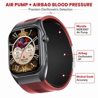 Reloj Inteligente GS500 4G con Bomba de Aire, Monitor de Oxígeno en Sangre, ECG, IA para 32 Enfermedades, HRV, EDA, Sueño, SOS, Cuidado Remoto, Pantalla AMOLED para Hombres y Mujeres