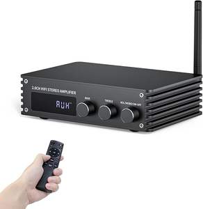 Amplificador de Audio Estéreo Bluetooth Inwa de 200W, Receptor Estéreo Mini Hi-Fi de Doble Canal - Product Image 1