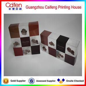 Caja de embalaje de PVC con ventana transparente para galletas, chocolate, Impresión de logotipo personalizado - Product Image 3