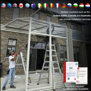 Veranda Prefabbricata in Alluminio con Tetto Retrattile, <span class=keywords><strong>Balcone</strong></span> in Vetro, Conservatorio e Copertura per Piscina - Vendita Diretta dalla Fabbrica - Product Image 6