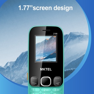 โทรศัพท์มือถือสำหรับผู้สูงอายุ หน้าจอ LCD ขนาด 1.77 นิ้ว รุ่น 2166 ปุ่มกดบางเฉียบ รองรับ 2 ซิม 2G  พร้อมใช้งาน มีสินค้าในสต็อก - Product Image 3