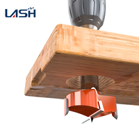 Foret à scie cloche pour charnières en bois Lansheng 100 mm, outil de déverrouillage rapide pour panneaux de bois et portes, haute dureté, longue durée de vie