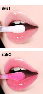 Marque privée Vente en gros Personnaliser le logo Plumper Lip Gloss Vendeur Vegan hydratant mignon rouge à lèvres - Product Image 4