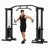 Machine de musculation à câbles croisés EM Dezhou, en fer, pour usage commercial, équipement de fitness, livraison rapide