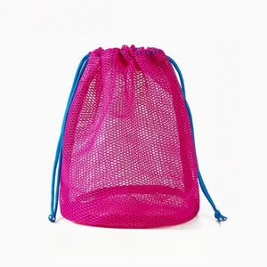 Eco-Friendly Durable Makeup <b>Bag</b> Portable Mesh Braided Pouch Transparent Water-Draining Storage Travel Gift <b>Bag</b> - Product Image 4