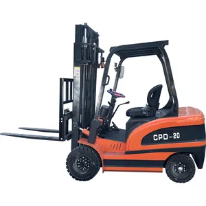 Forklift listrik 2 ton forklift listrik kecil 1 ton penggerak empat roda reaktor hidrolik truk muatan tinggi 3 ton forklift