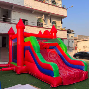 Castillo Inflable con Tobogán, Casa de Brinco Comercial con Tobogán, Casa de Brinco <span class=keywords><strong>Mario</strong></span> <span class=keywords><strong>Bros</strong></span> con Tobogán Acuático Combinado - Product Image 6