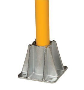 Barrière de sécurité en acier, système de fixation bidirectionnel/monodirectionnel, garde-corps portable, protection contre les chutes, barrières de sécurité pour piétons - Product Image 4