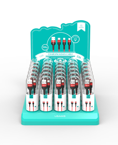 Usams sj312 nhà máy tùy chỉnh PVC cáp 1m Loại C nhanh chóng sạc truyền dữ liệu USB Micro sạc cáp - Product Image 1