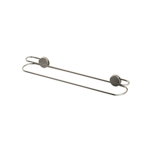 Stainless Steel Suction Cup Double Towel Rack Minimalist Bathroom Storage No Drilling Required - Product Image 5