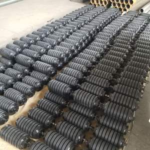 Roda karet industri pertambangan tugas berat roda Impact <span class=keywords><strong>Idler</strong></span>/rol rol konveyor tugas berat - Product Image 1