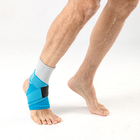 Attelle de cheville en tissu nylon tricoté à compression, paire de protections unisexe pour la récupération des blessures et l'entraînement à domicile