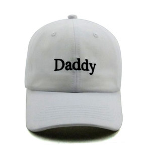 Mode uni 100% polyester blanc doux <span class=keywords><strong>papa</strong></span> broderie personnalisée logo <span class=keywords><strong>papa</strong></span> chapeaux casquettes de baseball - Product Image 2