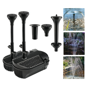 <span class=keywords><strong>Kit</strong></span> de <span class=keywords><strong>pompe</strong></span> de fontaine de cascade de jardin de pompes de filtre de bassin d'eau submersible avec la buse de fontaine Bomba Agua Fuente Sumergible - Product Image 2