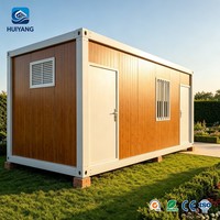 Maison conteneur préfabriquée détachable de 20 pieds pour le logement des travailleurs