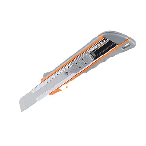 Iki enjeksiyon maket bıçağı ayarlanabilir maket bıçağı geri çekilebilir kesici 18mm geniş blade