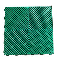 Dalles de sol modulaires en plastique écologiques antidérapantes pour garage, dalles à clipser pour atelier de detailing automobile en intérieur