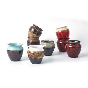 Ensemble <span class=keywords><strong>de</strong></span> <span class=keywords><strong>mini</strong></span> pots en céramique pour plantes succulentes, petits pots colorés pour cadeau - Product Image 4