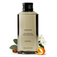 Diffuseur d'aromathérapie au parfum boisé Santal longue durée, 150 ml, avec recharge d'huile pour diffuseur à bâtonnets, pour la maison, l'hôtel, la chambre, ou comme ornement