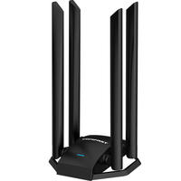 Carte réseau sans fil Comfast CF-WU785AC 1300 Mbps Wifi avec puce MT7612UN, pilote gratuit, 4 antennes 6dBi, port USB