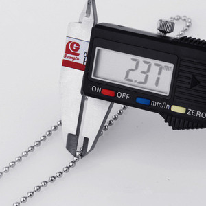 2.4Mm Liên Kết Con Lăn Chuỗi Bóng Chuỗi Đính Cườm Bóng Số Lượng Lớn Bóng Hạt Chuỗi Đối Với Tự Làm Dây Chuyền Đồ Trang Sức Làm Phụ Kiện - Product Image 2