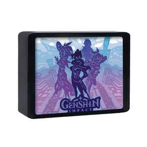 <span class=keywords><strong>Genshin</strong></span>-caja de lámpara de sombra para habitación de niños, luz Led de noche con marco de foto, lámpara <span class=keywords><strong>3D</strong></span> para decoración del hogar - Product Image 1