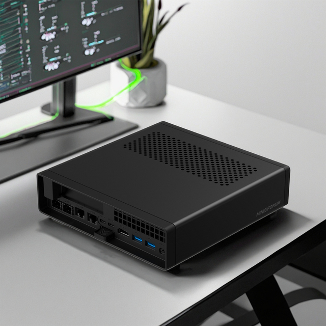 MINISFORUM MS-A2 MINI PC Gamer AMD Ry-zen 9 9955HX 7940HX up to 96GB DDR5 64GB 1TB NVME Support 10G SFP+ Mini Gaming PC WIFI6E
