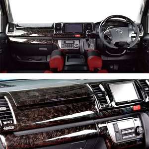 Miếng dán trang trí bảng điều khiển xe Hiace bằng gỗ 3D dành cho xe Hiace hẹp 2014-2018 1695 - Product Image 2