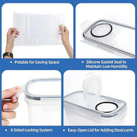 Boîte de rangement pour filament OWNSWING - Pack de 5 contenants pour filament d'impression 3D, étanches et protecteurs 4,0 L (9,03*8*3)