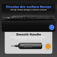 JINKUN 44 en 1 Tournevis électrique rechargeable USB-C haute efficacité de type stylo avec 42 embouts pour réparation de précision