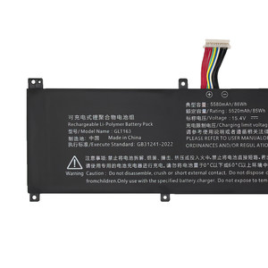 แบตเตอรี่แล็ปท็อป GLT163 86Wh 15.4V 5580mAh สำหรับเปลี่ยนใส่ Mimoer SU53 G10 X11 P159 GLX HIPAA SH56 ขายส่ง - Product Image 2