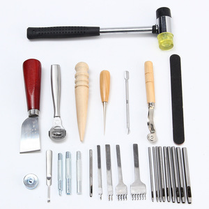 <b>Leather</b> <b>Crafting</b> <b>Tool</b> Set 42 Piece DIY Saddle Sewing Kit For Home <b>Leather</b> Fabric Handmade Projects - Product Image 5