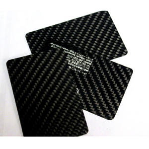 Tarjetas de Visita NFC de Fibra de Carbono Negra de Alta Calidad, Mini Etiqueta de Pago, Impresión de Logotipo, Número de Serie, Acabado Brillante/Mate - Product Image 1