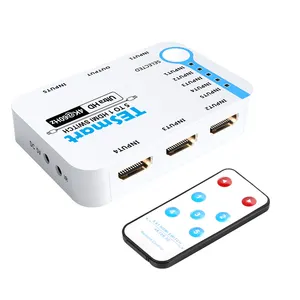 TESmart OEM/ODM Switcher Hdmi Splitter 5x1 5 Inout 1 Output Auto Mode 18 Gbps Hdcp2.2 HDR 10 3840x2160@60Hz Hdmi Switch